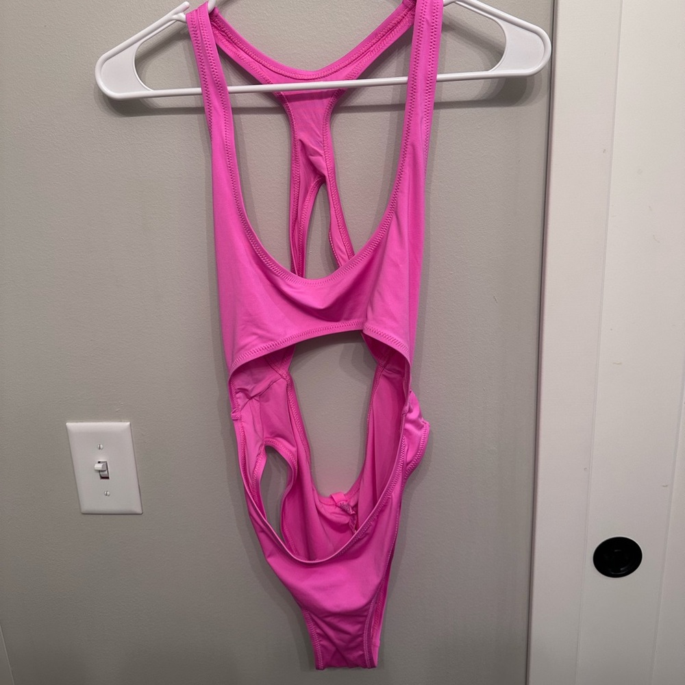 NWT Skims Pink Monokini SZ M